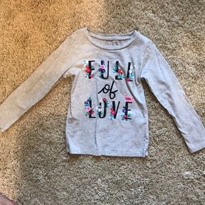 Girls long sleeve tee